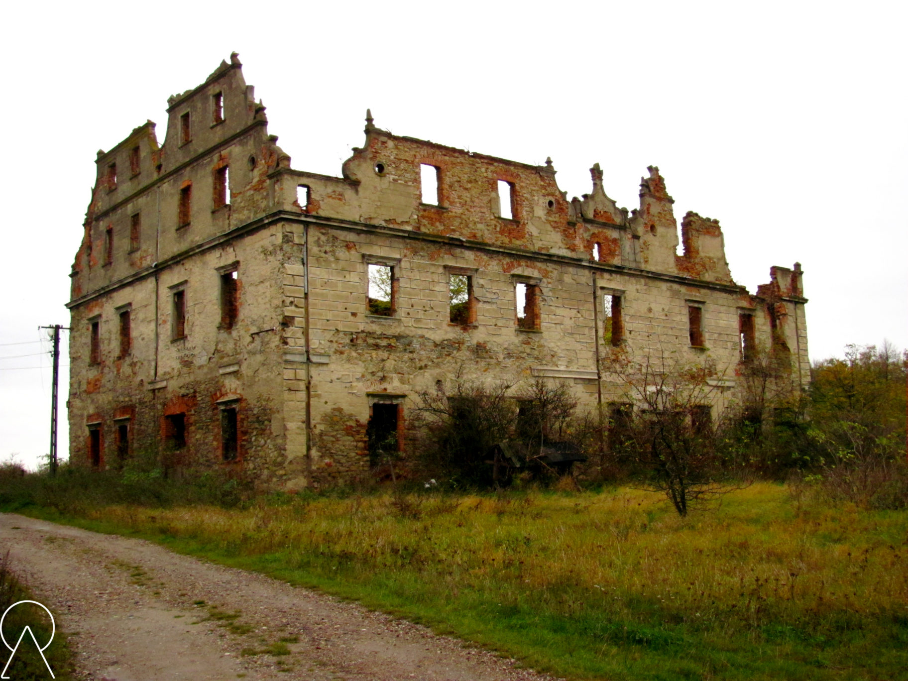Ruiny pałacu w Borzygniewie